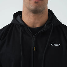 Cargar imagen en el visor de la galería, Kingz Canvas Jacket- Negro