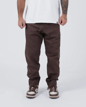 Cargar imagen en el visor de la galería, Kingz Casual Rip Stop Gi Pant- Marrón