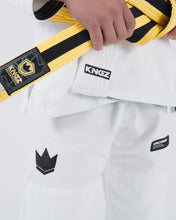 Charger l'image dans la galerie, Kimono BJJ (GI) Kingz Kore Youth 2.0. Blanc avec ceinture blanche