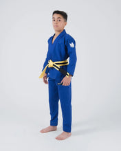 Charger l'image dans la galerie, Kimono BJJ (GI) Kingz Kore Youth 2.0. Bleu à la ceinture blanche