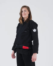 Carregar imagem no visualizador da galeria, Kimono BJJ (GI) Kingz Kore V2 Mulheres -negro- Cinturão Branco incluído