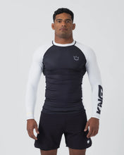 Load image into Gallery viewer, Rashguard Kingz Ranked Performance V2 Long Sleeve - White
