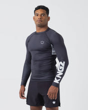 Load image into Gallery viewer, Rashguard Kingz Ranked Performance V2 Long Sleeve - Black