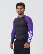 Carregar imagem no visualizador da galeria, Rashguard Kingz Ranked Performance V2 Long Sleeve - Roxo