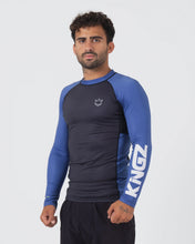 Carregar imagem no visualizador da galeria, Rashguard Kingz Ranked Performance V2 Long Sleeve - Azul