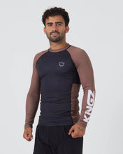 Charger l'image dans la galerie, Rashguard Kingz Ranked Performance V2 Long Sleeve - Marron