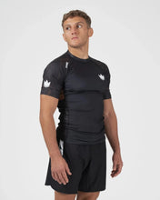 Cargar imagen en el visor de la galería, Rashguard Kingz Ranked Performance V3 Short Sleeve - Marrón