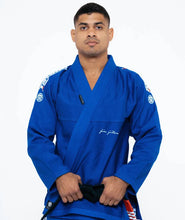 Carregar imagem no visualizador da galeria, Kimono BJJ (GI) Tatami Elements Superlite - Azul - Cinturão Branca incluída