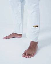 Load image into Gallery viewer, Kimono Kingz Legends Never Die Respect - White