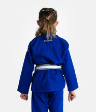 Carregar imagem no visualizador da galeria, Kimono BJJ (GI) Progrea às crianças a academia- Cinturon branco-azul incluído
