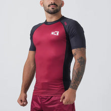 Cargar imagen en el visor de la galería, Rashguard Kingz Krown Short Sleeve- Granate