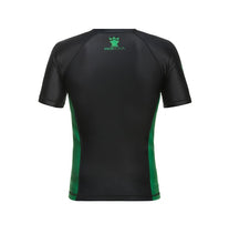 Load image into Gallery viewer, 2022 Rashguard Moskova Training Top- Manga Corta- Negro Verde