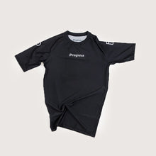 Load image into Gallery viewer, Progress Academy Rashguard- short-manga- black