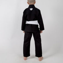 Charger l'image dans la galerie, Kimono Kingz Kid´s The One Negro con cinturón blanco - StockBJJ