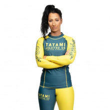 Carregar imagem no visualizador da galeria, RashGuard Tatami Ladies Supply Co Marinha de manga longa - azul marinho