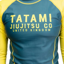 Carregar imagem no visualizador da galeria, RashGuard Tatami Ladies Supply Co Marinha de manga longa - azul marinho