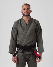 Lade das Bild in den Galerie-Viewer, Kimono BJJ (GI) Kingz der einmilitärische grün-weiße Gürtel eingeschlossen