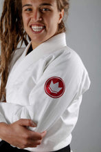 Charger l'image dans la galerie, Kimono BJJ (GI) Kingz Classic 3.0 Femme blanc avec ceinture blanche incluse