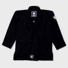 Charger l'image dans la galerie, Kimono bjj (gi) kingz kid's kore noir avec ceinture blanche