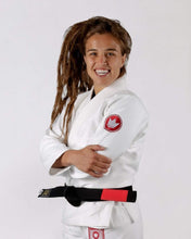 Charger l'image dans la galerie, Kimono BJJ (GI) Kingz Classic 3.0 Femme blanc avec ceinture blanche incluse