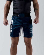 Load image into Gallery viewer, Kingz- born to rule shorts blue