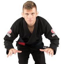 Load image into Gallery viewer, Kimono BJJ (GI) tatami nova minimum 2.0. - Black - White belt included