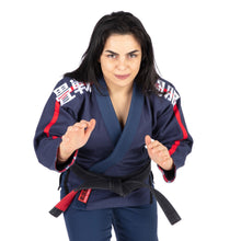 Lade das Bild in den Galerie-Viewer, Kimono BJJ (GI) Tatami Ladies Marine Blue