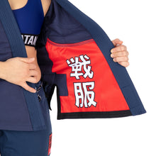 Lade das Bild in den Galerie-Viewer, Kimono BJJ (GI) Tatami Ladies Marine Blue