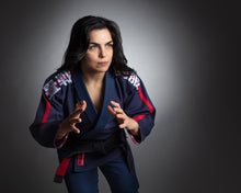 Lade das Bild in den Galerie-Viewer, Kimono BJJ (GI) Tatami Ladies Marine Blue