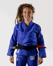 Charger l'image dans la galerie, Kimono BJJ (GI) Kingz Classic 3.0 Bleu des femmes avec ceinture blanche incluse