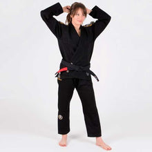 Charger l'image dans la galerie, Kimono BJJ (GI) Tatami Ladies Nova Absolute - Black - ceinture blanche incluse