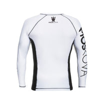 Lade das Bild in den Galerie-Viewer, 2022 Rashguard Moskova Training Top-Manga-Blanco-Training