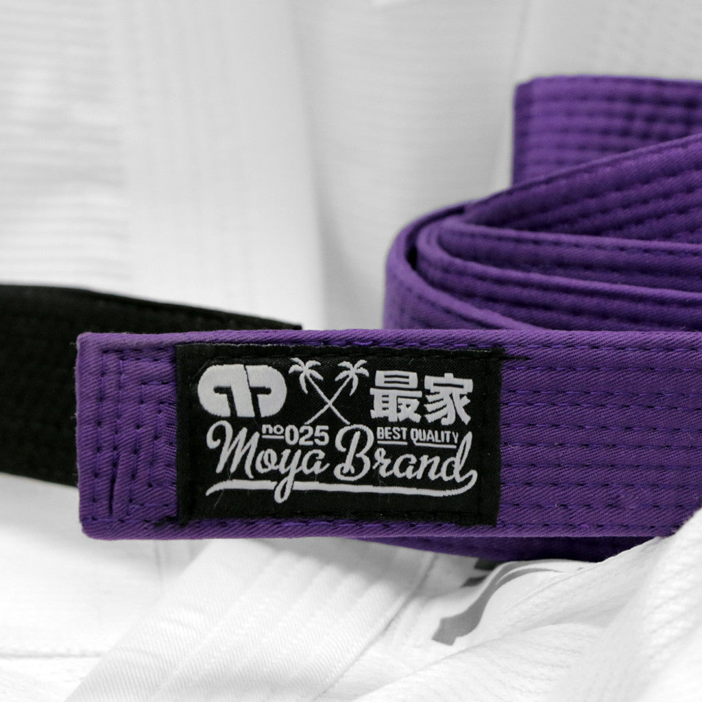 Moya Brand Adult BJJ Belt - Purple