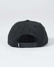 Charger l&#39;image dans la galerie, Crown Patch 5-Panel Strapback Hat - Black
