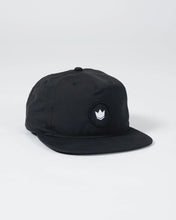 Charger l&#39;image dans la galerie, Crown Patch 5-Panel Strapback Hat - Black
