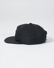 Charger l&#39;image dans la galerie, Crown Patch 5-Panel Strapback Hat - Black
