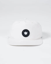 Load image into Gallery viewer, Crown Patch 5-Panel Strapback Hat - Natural
