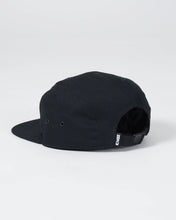 Charger l&#39;image dans la galerie, Crown Patch Strapback Hat - Black
