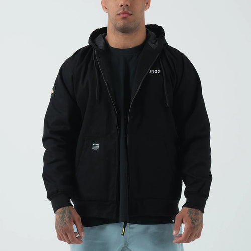 Kingz Canvas Jacket- Negro