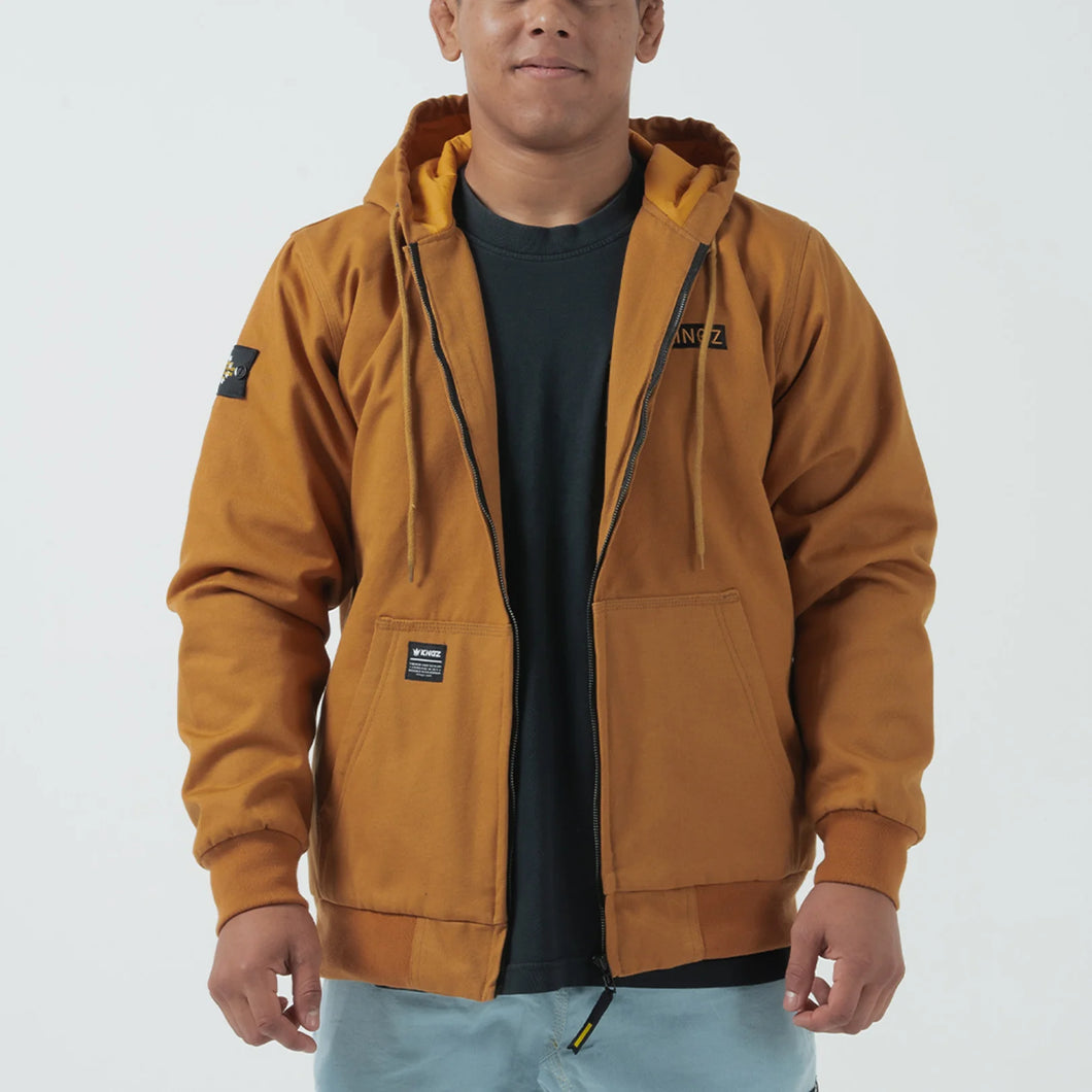 Kingz Canvas Jacket- Castanho