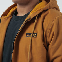 Carregar imagem no visualizador da galeria, Kingz Canvas Jacket- Castanho
