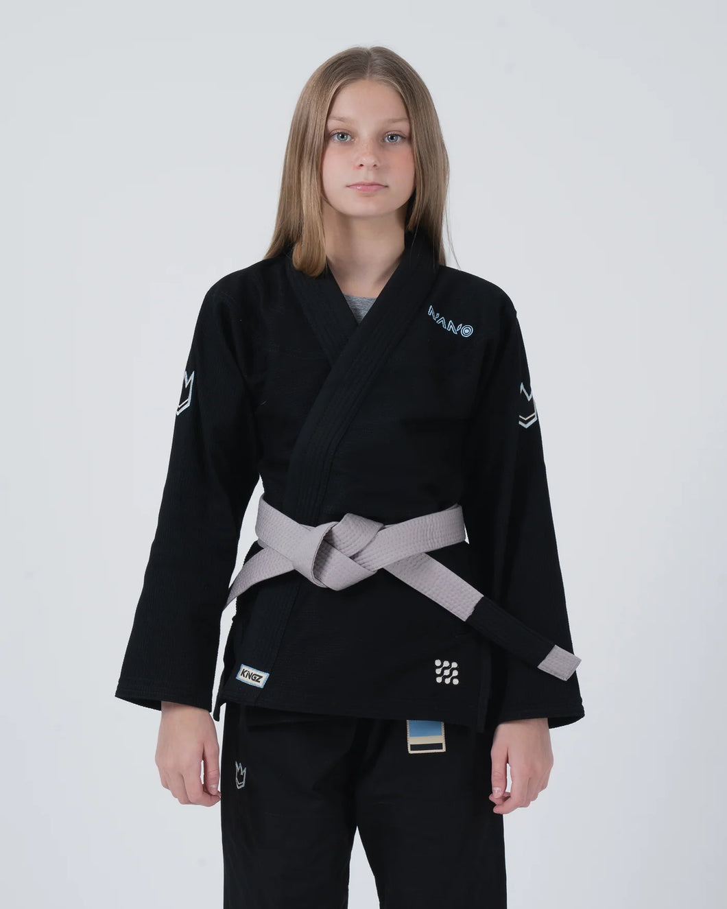 Kimono BJJ (Gi) Kingz Nano Youth 3.0. Preto