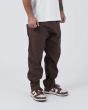 Cargar imagen en el visor de la galería, Kingz Casual Rip Stop Gi Pant- Marrón
