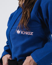 Charger l&#39;image dans la galerie, Kimono BJJ (GI) Kingz Ballistic 3.0 Women&#39;s - Bleu
