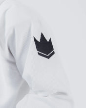 Carregar imagem no visualizador da galeria, Kimono BJJ (GI) Kingz Kore Youth 2.0. Branco com faixa branca
