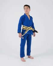 Lade das Bild in den Galerie-Viewer, Kimono BJJ (GI) Kingz Kore Youth 2.0. Blau mit weißem Gürtel
