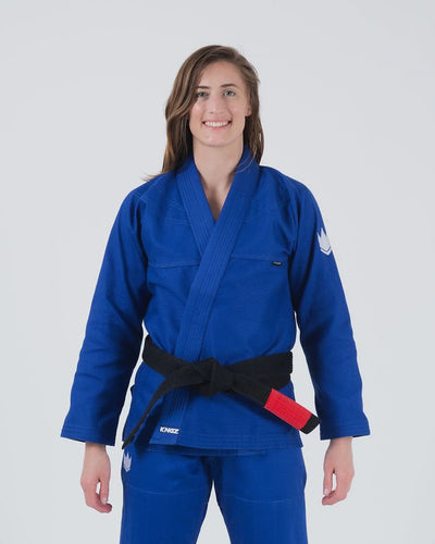 Kimono JJB Kingz Kore V2 pour femmes (Gi) -Bleu- CEINTURE BLANCHE INCLUSE