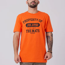 Load image into Gallery viewer, Choke Republic Property of BJJ-Orange T-shirt

