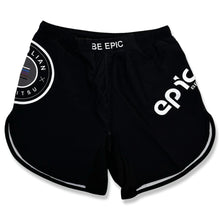Cargar imagen en el visor de la galería, Epic Grappling Shorts 2.0 (Elastic Waistband) Matte Black

