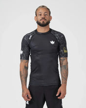 Load image into Gallery viewer, Rashguard Kingz Ranked Performance V3 Short Sleeve - Black
